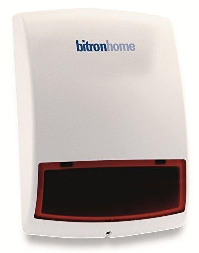Bitron Home 902010/29 - Alarma Exterior con luz Intermitente, Color Blanco