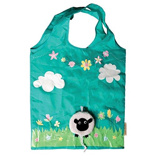 Eco Friendly Reusable Foldable Shopping Bag (Design: Sheep)