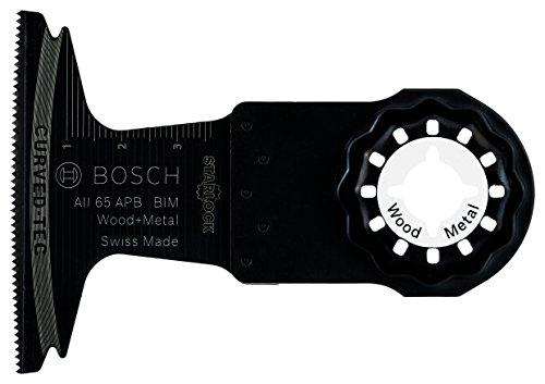 Bosch Professional Starlock - Hoja de sierra de inmersión para madera y metal, BIM AII 65 APB, 40 x 65 mm