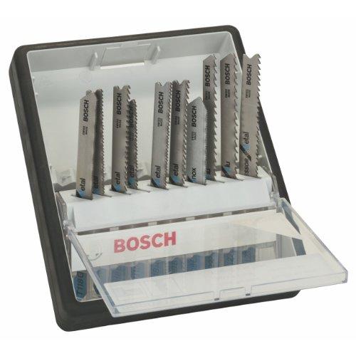 Bosch 2 607 010 541 - Juego de 10 hojas de sierra de calar Robust Line Metal Expert, vástago en T - - (pack de 1; 1; 1; 1; 1; 1; 1; 1; 1; 1)