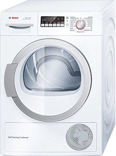 Bosch WTW86271 - Secadora (Independiente, Frente, Condensación, 8 kg, A, Mezclar, Rápido, Camisa/blusa, Deporte, Programado, Towel, Lana) Color blanco