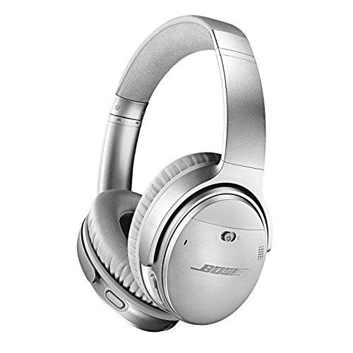 Bose QuietComfort 35 II - Auriculares inalámbricos (Bluetooth, cancelación de ruido) con Alexa integrada, Plata