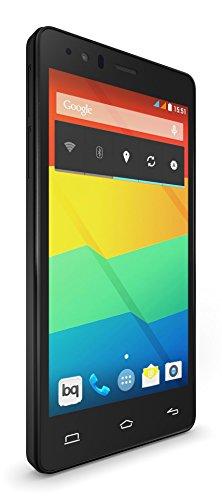 BQ Aquaris E5 FHD - Smartphone libre Android (pantalla 5 pulgadas, cámara 13 Mp, 16 GB, Octa-Core 2 GHz, 2 GB RAM, Android 4.4 KitKat), negro