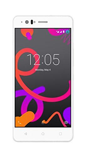 BQ Aquaris M5 - Smartphone de 5'' (4G, Wi-Fi, Bluetooth 4.0, 16 GB de memoria interna, 2 GB de RAM, Android 5.0.2 Lollipop), color blanco