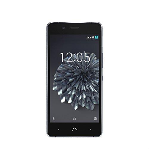 BQ Aquaris X5 Plus - Smartphone de 5" (4G LTE, Qualcomm Snapdragon 652 Octa Core, memoria interna de 32 GB, 3 GB RAM, cámara de 16 MP) negro y gris antracita