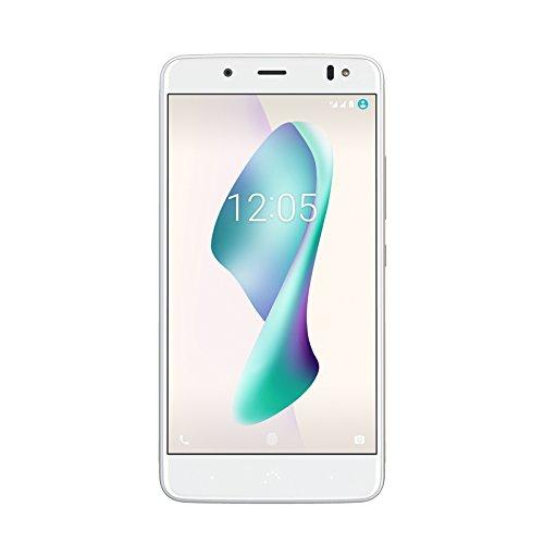 BQ Aquaris VS Plus - Smartphone de 5.5" (4G, Wifi, Bluetooth 4.2, Qualcomm Snapdragon 430 hasta 1.5 GHz, 64 GB de memoria interna, 4 GB de RAM, cámara de 12 MP, Android 7.1.2) Oro/Blanco