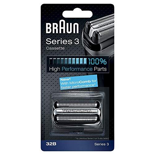 Braun Casette 32 B - Láminas de recambio + portacuchillas para afeitadoras Series 3: 340 - 300)