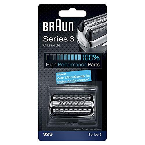 Braun - Combipack 32S - Láminas de recambio + portacuchillas para afeitadoras Nueva Series 3 300/360/380/390cc