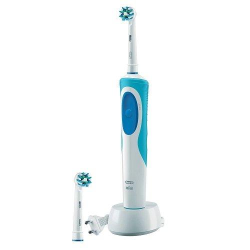 Braun Oral-B Vitality Dual Clean - Cepillo de dientes eléctrico de rotación, color azul