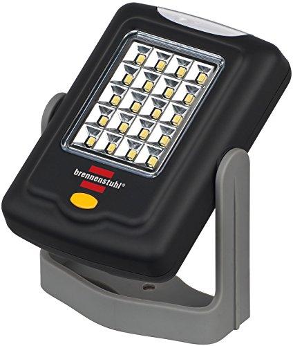 Brennenstuhl 1175420 - Punto de luz con 20 LED SMD 105 lm y 3 LED 18 Im (6000 K, 6 horas de autonomía, incluye 3 pilas AAA)