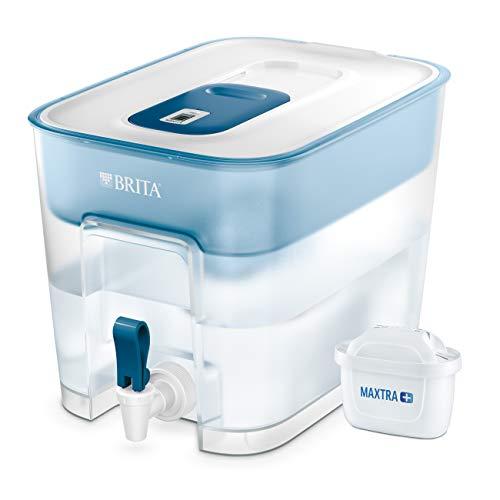 BRITA Flow - Dispensador de agua filtrada extra grande - Incluye un cartucho MAXTRA+ que reduce la cal y el cloro