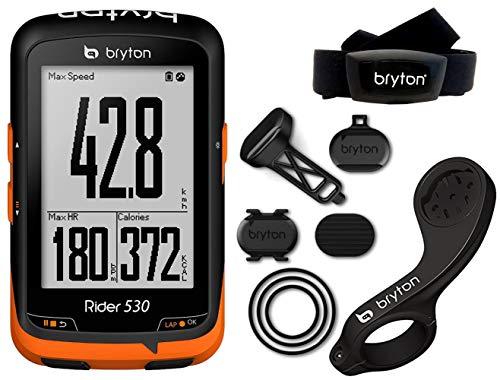 Bryton Rider 530T Velocímetro Computador GPS, Unisex Adulto, Negro, Talla Única