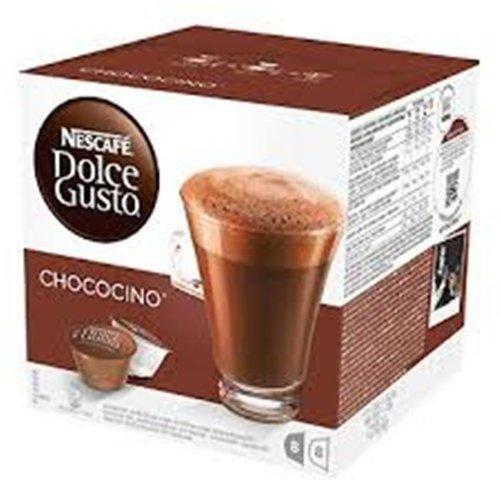 Nescafé Dolce Gusto - Chococino Caramel - Cápsulas sabor a chocolate y caramelo - 16 cápsulas