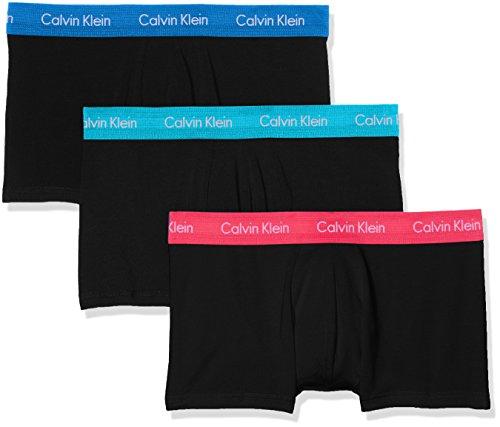 Calvin Klein 3P LR Trunk 0000U2664G, Calzoncillos para Hombre, Pack de 3