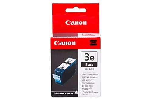 Canon BCI-3e Cartucho de tinta original Negro para Impresora de Inyeccion de tinta Pixma iP3000-iP4000-iP4000R-iP5000