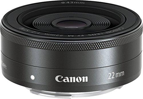 Canon EF-M 22 mm f/2 STM - Objetivo para Canon (Distancia Focal Fija 22mm, Apertura f/2-22) Negro
