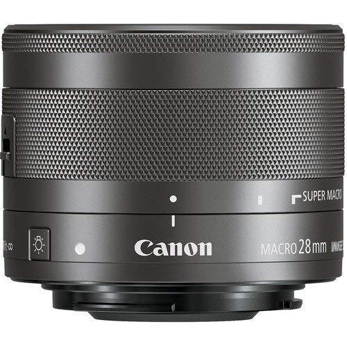 Canon EF-M 28mm f/3.5 Macro IS STM - Objetivo para cámara Canon, Negro