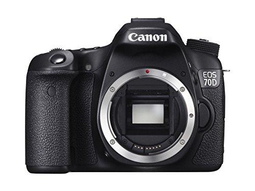 Canon EOS 70 D - Cámara réflex Digital de 20.2 MP (Pantalla 3", grabación de vídeo), Color Negro [Importado]