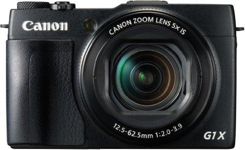 Canon Powershot G1X Mark II - Cámara compacta de 12.8 MP (Pantalla de 3", Zoom óptico 5X, estabilizador Digital, vídeo Full HD, GPS a través de móvil, WiFi), Negro