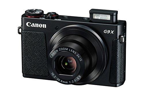 Canon PowerShot G9 X - Cámara de Bolsillo de 20.2 MP (Pantalla de 3", Zoom óptico 3X, estabilizador Digital, vídeo Full HD), Color Negro