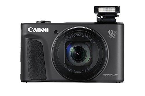 Canon PowerShot SX730 HS - Cámara digital de 20.3 MP ( Video Full HD, WiFi, Bluetooth) Negro