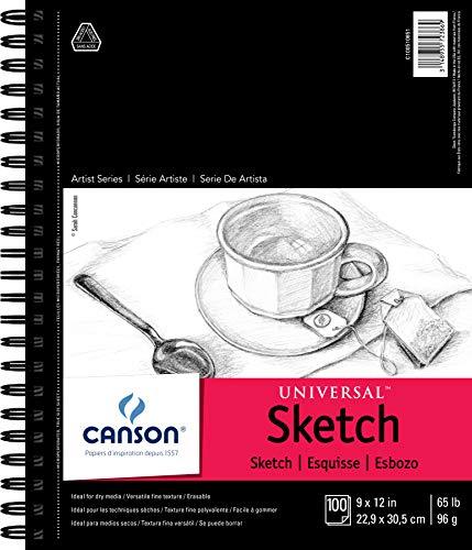 Canson Artist Series Universal - Bloc de Dibujo, 0, 9"X12"