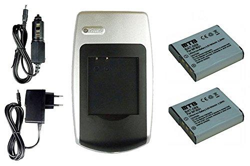 Cargador + 2 Baterías NP-BG1 para Sony Cyber-Shot DSC-HX20V HX30 N1 N2 T20 T25 +otros, ver lista!