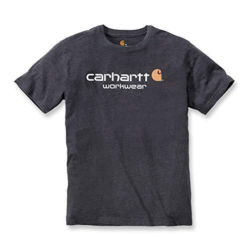 Carhartt 101214 Short Sleeve » Camiseta Core « Logo (tamaño: XS, color: Black)