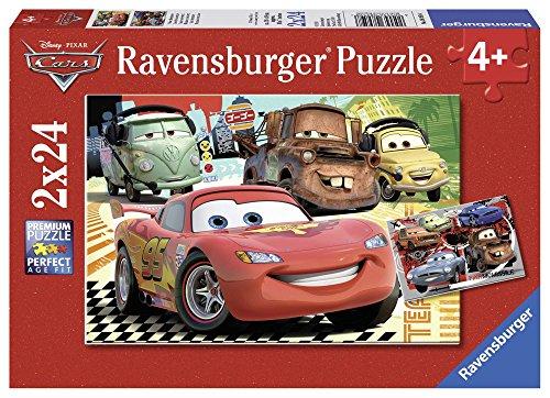 Cars - Nuevas aventuras, puzzle de 2 x 24 piezas (Ravensburger 08959 8) , Modelos/colores Surtidos, 1 Unidad