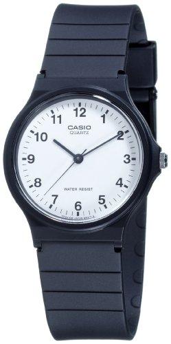 Casio MQ-24-7BLLGF - Reloj con correa de plastico, color blanco / negro