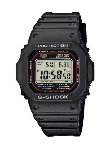 Casio G-SHOCK Reloj Digital, Reloj radiocontrolado y solar, 20 BAR, Negro, para Hombre, GW-M5610-1ER