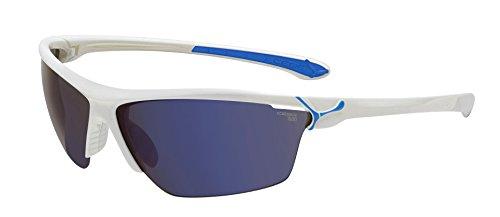 Cébé CBCINETIK1 - Gafas de sol con cristales intercambiables, montura color blanco y azul, talla L