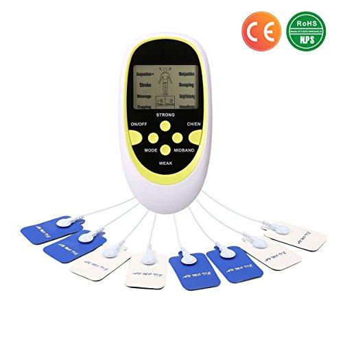 Charminer Electroestimulador Digital Masaje, Pantalla LCD masajeador y estimulador de pulsos