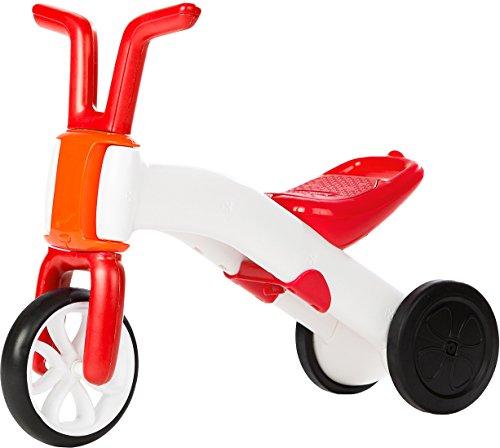 Chillafish - Bunzi Balance Ride-on, correpasillos y Bicicleta 2 en 1, Color Rojo (49901RED)