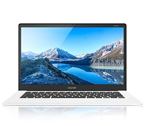 CHUWI LapBook 15.6 Pulgadas Ordenador portatil Windows10 4GB RAM + 64GB ROM Intel Atom Z8350 X5 64-bit Quad-Core 1.44GHz GPU 2MP Cámara WiFi Bluetooth 4.0 USB 3.0 / 2.0-10000mAh QWERTY Teclado