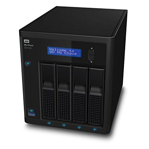 WD My Cloud EX4100 Expert Series, Almacenamiento en Red NAS de 24 TB, 4 Compartimentos