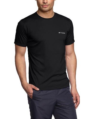 Columbia Zero Rules Short Sleeve Shirt Camiseta de manga corta, Hombre, Negro (Black), M