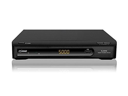 Comag SL 40 HD HDTV - Receptor satélite (con USB 2.0 para discos duros externos o memorias USB, Scart, HDMI) color negro (importado)