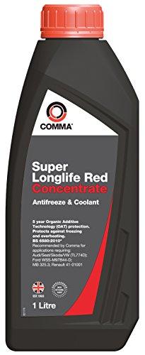 Comma SLA1L Super Red - Anticongelante y refrigerante Concentrado (1 l)