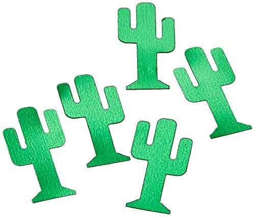 Green Cactus Table Confetti 28 Grams by Partyrama