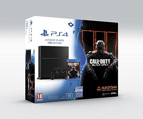 Console Playstation 4 1 To Jet Black + Call Of Duty: Black Ops III [Importación Francesa]