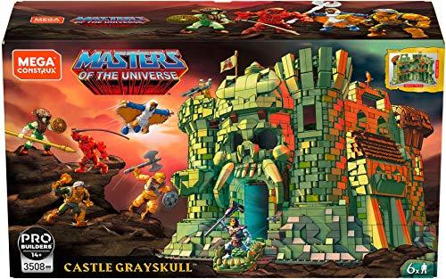 Mega Construx Masters of the Universe Castillo Grayskull, juguete de construcción niños +14 años (Mattel GGJ67)