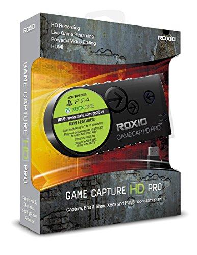 Corel Roxio Game Capture HD Pro USB 2.0 dispositivo para capturar video - Capturadora de vídeo (NTSC, 480p,576p,720p,1080i,1080p, AAC,MP3,WAV,WMA, BMP,GIF,JPG,PNG,TIF, AVI,DIVX,MOV,MP4,WMV, AAC,MP3,WAV,WMA)