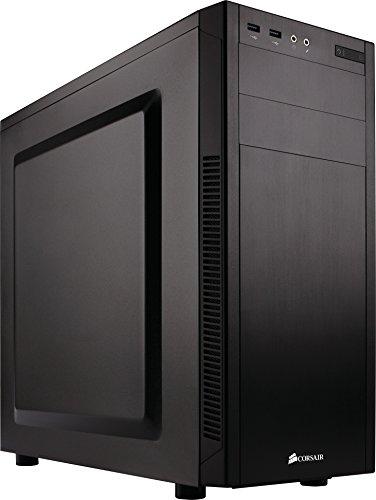 Corsair Carbide 100R Silent Edition - Caja de PC, Mid-Tower ATX, silencioso insonorizado Edition, sin Ventana, Negro