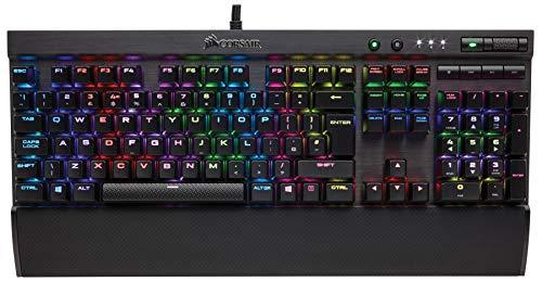 Corsair K70 LUX RGB - Teclado mecánico Gaming, retroiluminación multicolor RGB, Cherry MX Marrón (Táctil y silencioso) - [QWERTY Español]