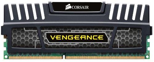 Corsair Vengeance - Memoria RAM de 4 GB (DDR3, 1600 MHz, CL9), Color Negro