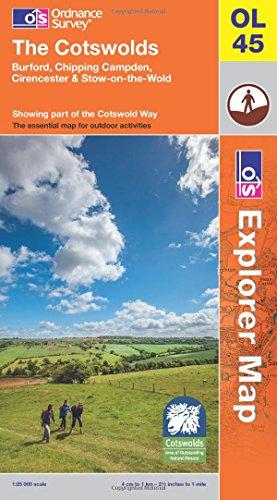 The Cotswolds (OS Explorer Map)