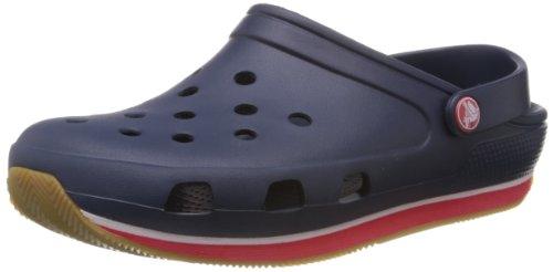 Crocs Retro Clog - Zapatillas zuecos, unisex, color azul (Navy/Red), talla 37-38