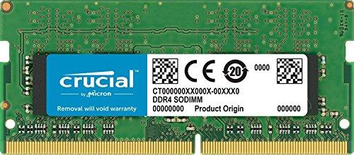 Crucial CT8G4S24AM - Memoria para Mac de 8 GB (DDR4, 2400 MT/s, PC4-19200, SR x8 Unbuffered, SODIMM, 260-Pin)