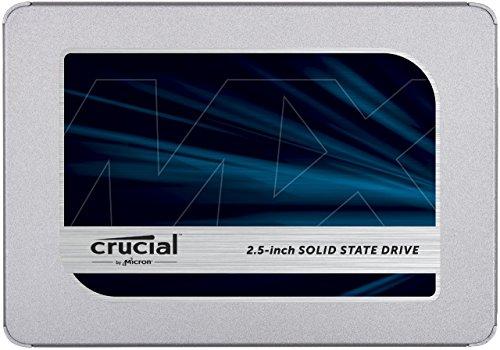 Crucial MX500 CT1000MX500SSD1(Z) - Disco duro sólido interno SSD de 1 TB (3D NAND, SATA, 2.5 pulgadas)